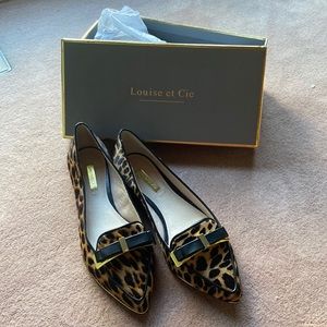 Louise Et Cie-Donae Cheetah Black Flats